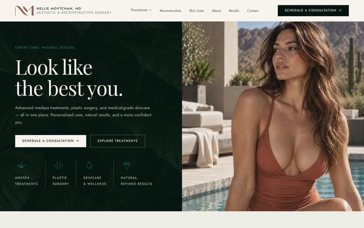 Concept 3 homepage